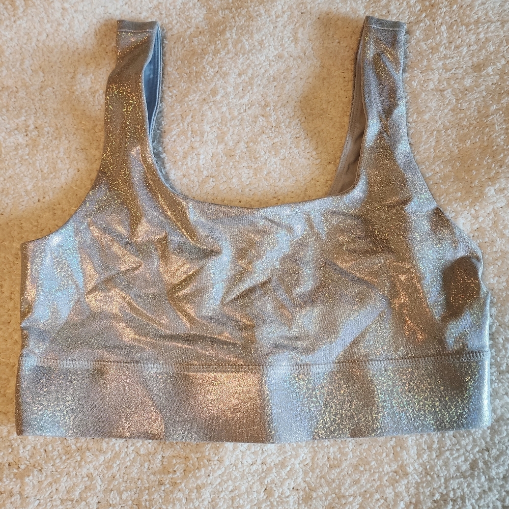 FABLETICS Silver Sports Bra